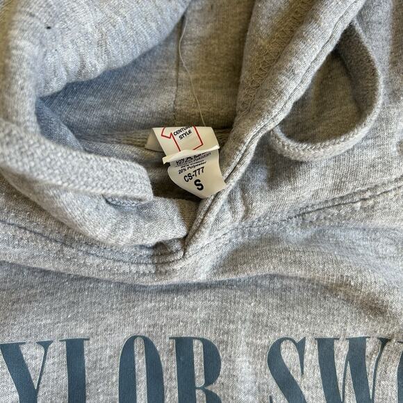 Taylor Swift The Eras Tour Hoodie Gray Graphic Sweatshirt Size Small - Picture 4 of 7